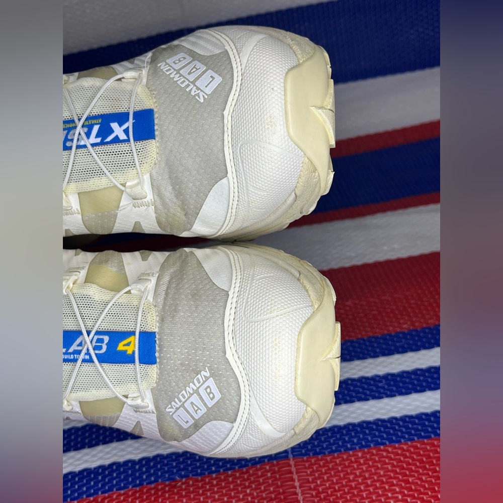 Salomon XT-4 OG Sneakers - Men’s Size 11 - Vanilla Ice and Fiery Red - Sneakers - Picture 15 of 16